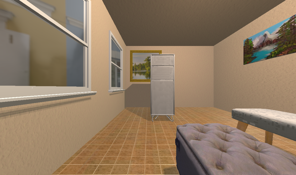 occluded rendered view